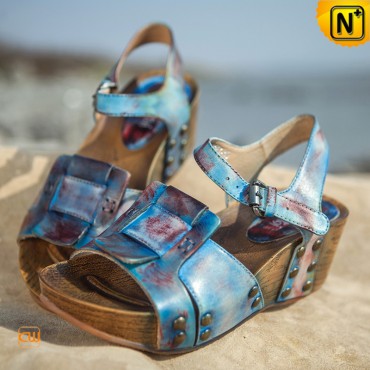 Ankle Strap Wedges Sandals CW305235 www.cwmalls.com