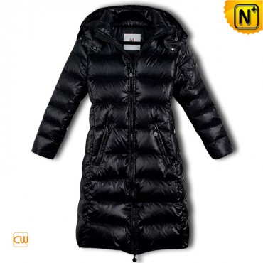 Lady's European Style Tunic Down Jacket With Removable Hood CW105007