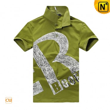 Men's Designer Printed Short Sleeve Polo Shirt CW110003