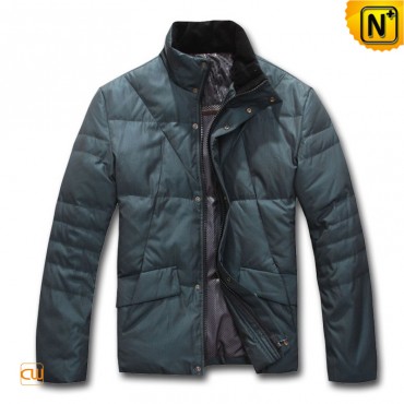 Men's down coats casual thicken overcoat CW160012