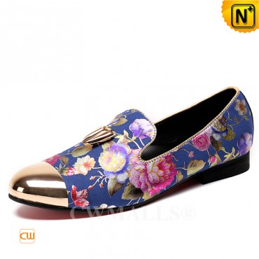 Floral Printed Dress Shoes CW707253 www.cwmalls.com