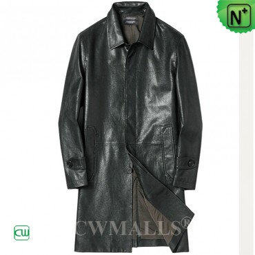 Lambskin Leather Trench Coat CW826916 | CWMALLS.COM