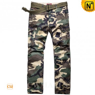 Mens Cotton Camouflage Pants CW109008 | CWMALLS.COM