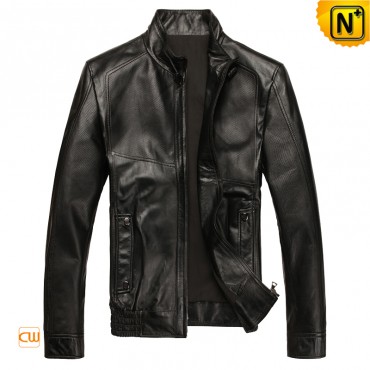Slim Fit Leather Motorcycle Jackets CW812096 www.cwmalls.com