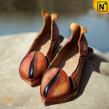 soft leather flat shoes CW305148 www.cwmalls.com