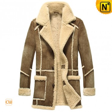 Vintage Sheepskin Coat CW878127 www. cwmalls.com