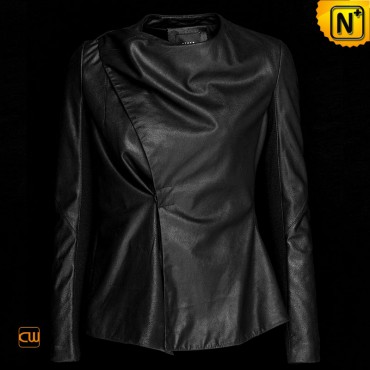 Women Leather Cascade Jacket CW614001 www.cwmalls.com