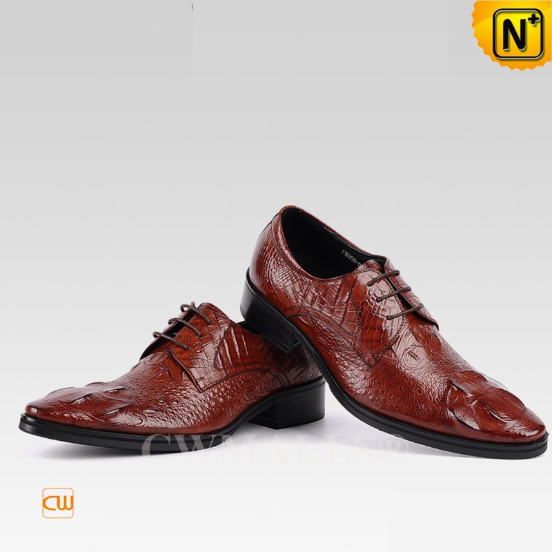 Embossed Leather Dress Oxfords CW707052