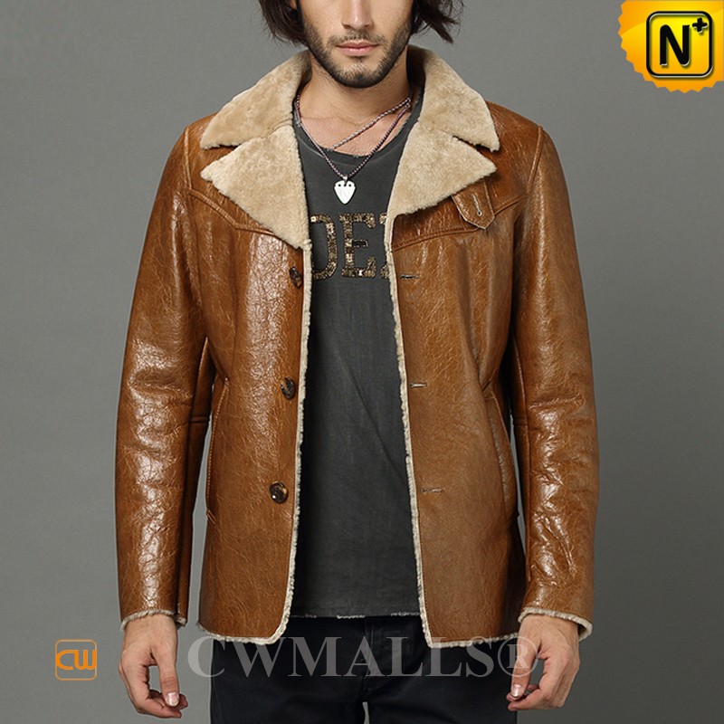 Tristan - Camel Shearling Jacket