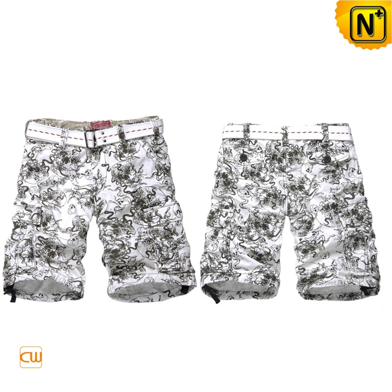 Cotton cargo shorts