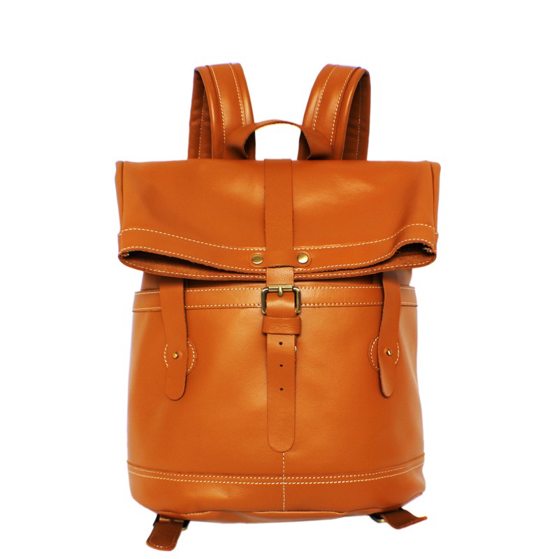 large genuine leather backpack