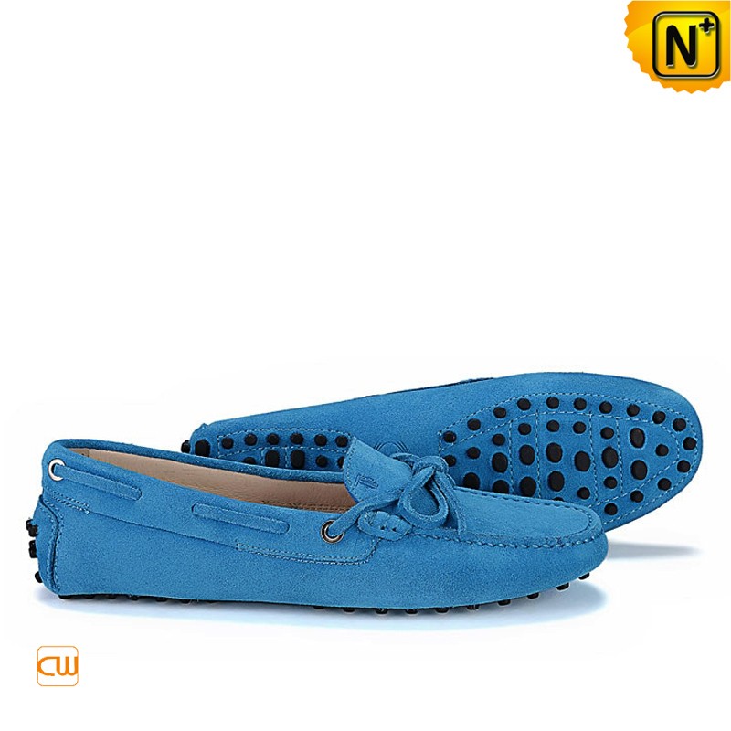 Women’s Perforated Eco Leather Driving Moccasin Loafers
