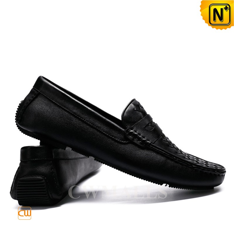 Mens Leather Driving Loafers CW706165