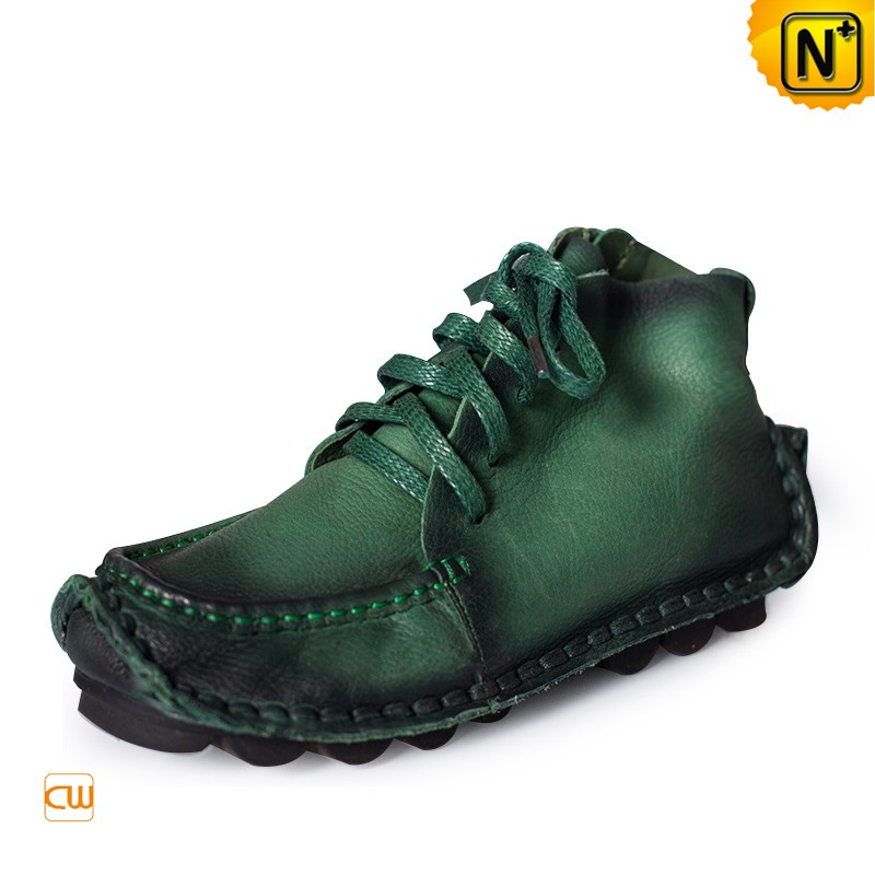 Lace up Leather Ankle Boots