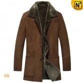 Brown Sheepskin Coats Mens CW833168 www.cwmalls.com