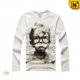 Men's Desinger Tee Shirt Long Sleeve T-shirt CW110005