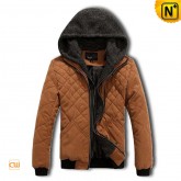 Men's Padded Knitted Hooded Jacket Warm Slim Jackets CW160002
