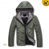 Men's Designer Padded Jacket Fashion Warm Winter jacket Olive CW160004