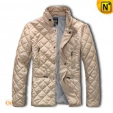 Men's Thicken Overcoat Diamond Plaid Casual Jacket CW160011