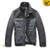 Men's Multi-pocket Padded coats casual Contrast Jacket Gray CW160014