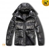 Men’s European Style Tunic Down Jacket With Removable Hood CW160015
