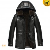 Hooded Sheepskin Winter Jacket CW852158 www.cwmalls.com