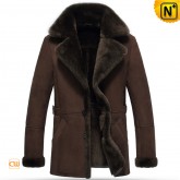 Mens Sheepskin Leather Jacket CW852216 www.cwmalls.com