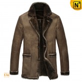 Shearling Leather Coat 