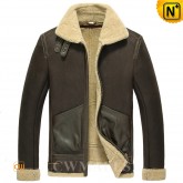 Sheepskin Bomber Jacket CW857198 www.cwmalls.com
