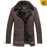 Sheepskin Pea Coat CW807128 www.cwmalls.com