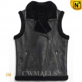 Sheepskin Shearling Vest Plus Size CW808345 | CWMALLS.COM