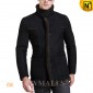 Black Sheepskin Jacket Mens CW808158 | CWMALLS.COM