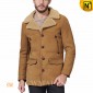 CWMALLS® Custom Men's Vintage Sheepskin Car coat CW807156