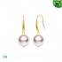 CWMALLS Akoya Pearl Elegance Earrings 18K Gold 8.5-9.0 mm CW156118
