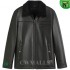 CWMALLS Men Winter Sheepskin Shearling Jacket Black CW828536