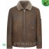 CWMALLS® Men's Distressed Sheepskin Shearling Bomber Jacket CW826135
