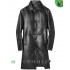 CWMALLS® Men Long Leather Coat with Goose Down Filled CW826371