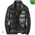 CWMALLS® Custom Men Down Filled Calf Leather Jacket CW825551