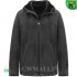 CWMALLS® Custom Men Sheepskin Shearling Jacket with Hood CW826339