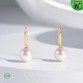 18K Gold Akoya Pearl Earrings 8.5-9.0 mm CW156118 | CWMALLS.COM