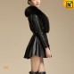 Fox Fur Trim Coat  WWW.CWMALLS.COM