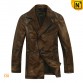 Brown Nubuck Leather Trench Coat www.cwmalls.com