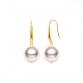 8.5-9.0 mm Akoya Pearl Earrings CW156118 | CWMALLS.COM