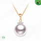 Akoya Pearl 18K Gold Necklace CW156333 | CWMALLS.COM