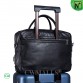 Black Leather Laptop Briefcase CW926515 | CWMALLS.COM
