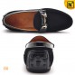 Black Leather Loafers CW740122 www.cwmalls.com