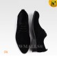 Black Nubuck Leather Oxfords CW708132 | CWMALLS.COM