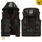 Black Shearling Vest CW856169 www.cwmalls.com