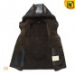 Black Shearling Vest CW856169 www.cwmalls.com