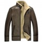 Brown sheepskin jacket mens CW856077 www.cwmalls.com 